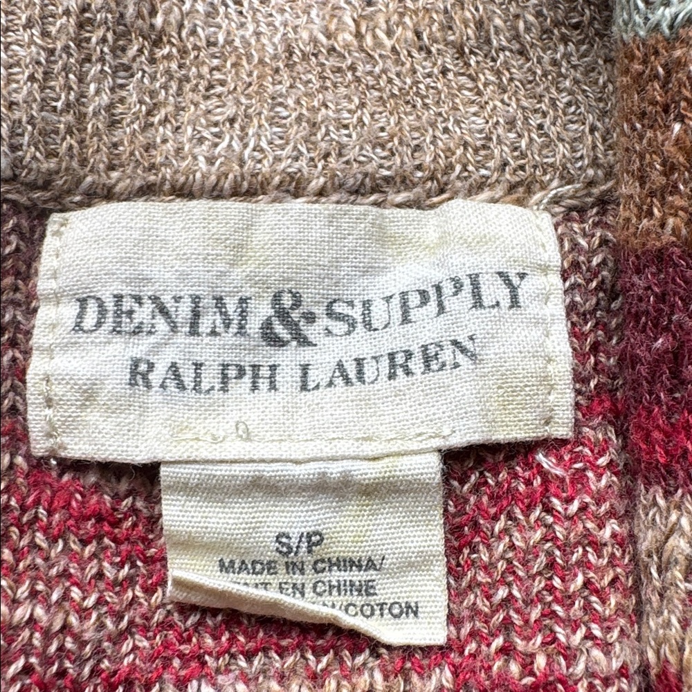 🔥RARE 🔥Aztec Tribal 🔥Cardigan Sz S Ralph Lauren Denim& Supply price firm! - Picture 4 of 5
